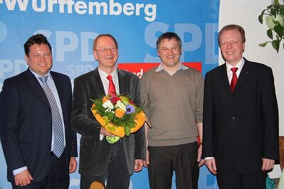 Martin Gerster MdB, Klaus Käppeler, Jochen Klaß, Nikolaus Landgraf